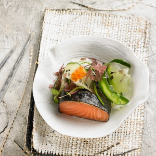 Lomo salmón con alga nori y wasabi - Imagen 5