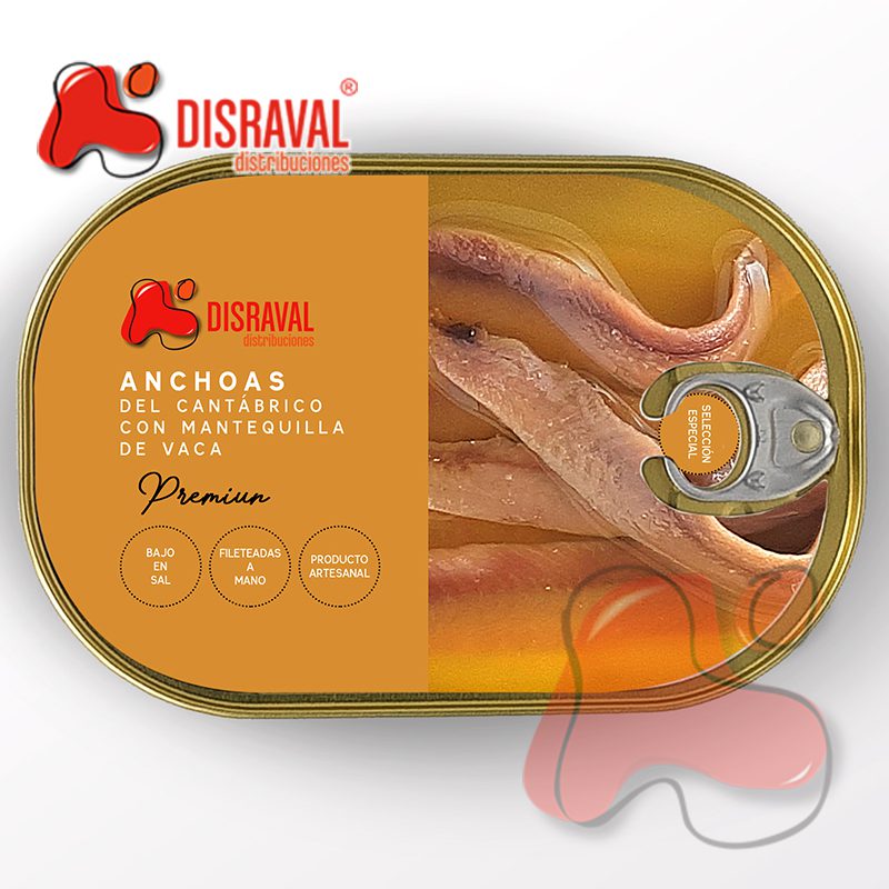 Anchoas en Mantequilla Ahumada – Formato HANSA