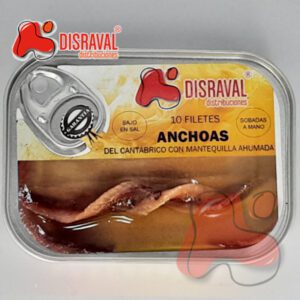 Lata de Anchoa con Mantequilla Ahumada - DISRAVAL.ES