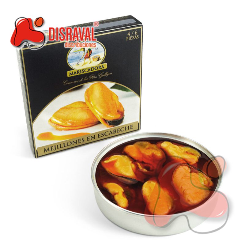 Mejillones en escabeche - DISRAVAL.ES